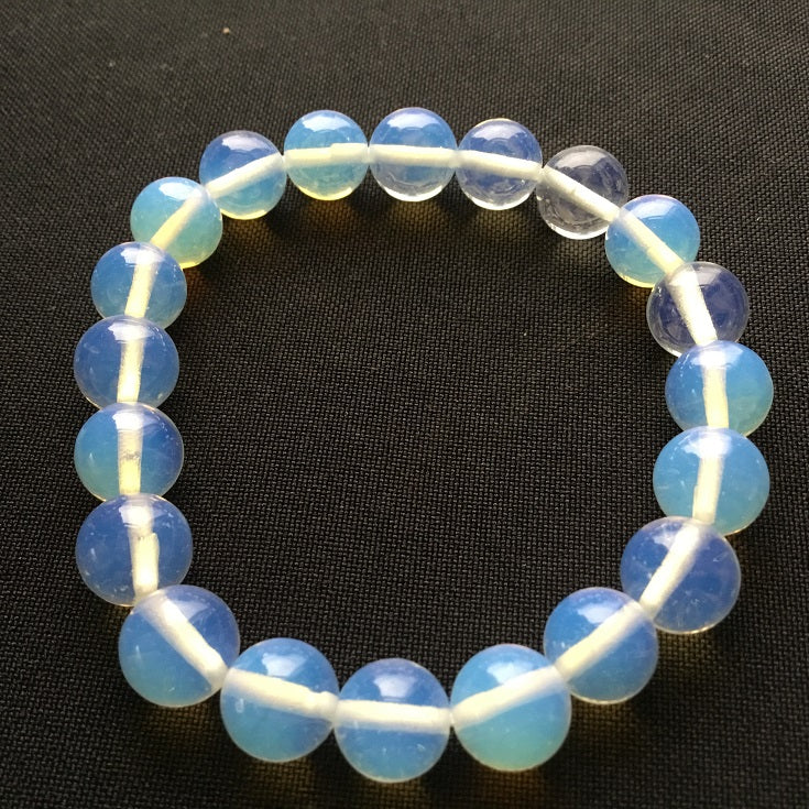 Opalite Beads Bracelet - 10mm Opalite Beads Bracelet - 10mm